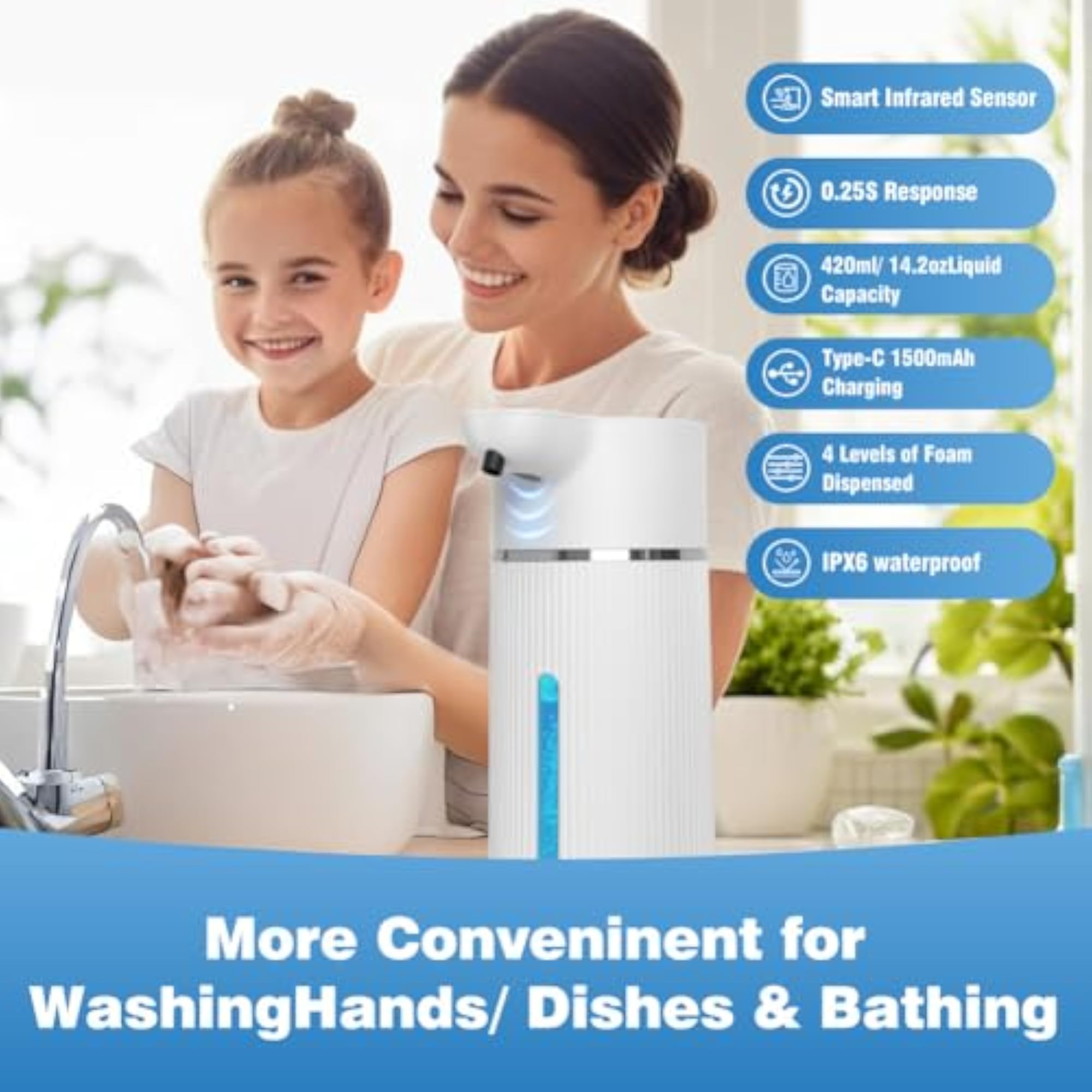 Touchless Automatic Foaming Soap Dispenser